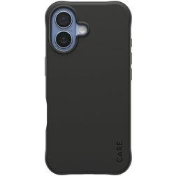 CARE by PanzerGlass Fashionable Coque iPhone 17 MagSafe Coque arrière en Silicone - Noir