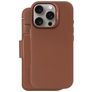 Decoded Detachable Wallet Housse iPhone 16 Pro MagSafe Etui avec Coque Détachable en Cuir Véritable Porte-Monnaie - Tan