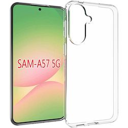 Mobigear Basic Coque Transparente Samsung Galaxy A57 Coque arrière en TPU Souple - Transparent