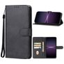 Mobigear Wallet Housse Sony Xperia 1 V Etui Porte-Monnaie - Noir