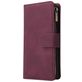 Mobigear Zipper Housse Samsung Galaxy A41 Etui Porte-Monnaie - Rouge