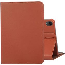 Mobigear DuoStand Coque iPad Mini 7 (2024) Etui Rotatif - Marron