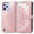 Mobigear Mandala Realme C31 Étui Portefeuille - Rose doré