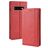 Mobigear Sensation Housse Samsung Galaxy S10 Etui Porte-Monnaie - Rouge