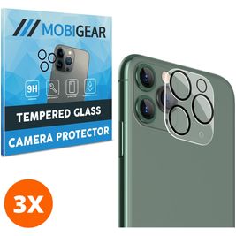Mobigear iPhone 11 Pro Verre trempé Protection Caméra - Compatible Coque (Lot de 3)