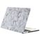 Mobigear Marble MacBook 12 pouces (2015-2017) Coque rigide pour MacBook - Blanc / Gris - Modèle A1534