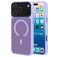 Mobiparts Hardcover Coque iPhone 17 Pro Max MagSafe Coque arrière Rigide - Satin Lila