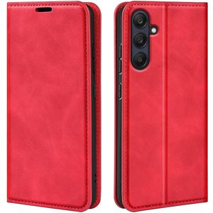 Mobigear Retro Slim Housse Samsung Galaxy A26 Etui Porte-Monnaie - Rouge