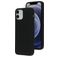 Mobiparts Coque iPhone 12 Pro Coque arrière en Silicone - Noir