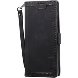 Mobigear Two Tone Housse Huawei P40 Pro Etui Porte-Monnaie - Noir