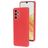 Mobiparts Coque Samsung Galaxy A33 Coque arrière en Silicone - Scarlet Red