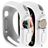 Mobigear Colors Coque Apple Watch Ultra - 49 mm Coque Rigide - Blanc