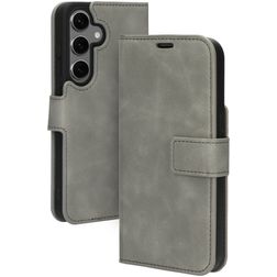Mobiparts Classic Wallet Housse Samsung Galaxy S24 Etui Porte-Monnaie - Granite Grey