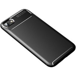 Mobigear Racing Coque iPhone 8 Coque arrière en TPU Souple - Noir