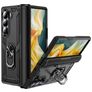 Mobigear Armor Ring Coque Samsung Galaxy Z Fold 6 Coque arrière Rigide Anti-Chocs avec Anneau-Support - Noir