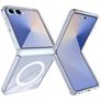 Mobigear Crystal Coque Transparente Samsung Galaxy Z Flip 8 MagSafe Coque arrière Rigide - Transparent