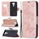 Mobigear Butterfly Housse Xiaomi Redmi Note 9 Etui Porte-Monnaie - Rose doré