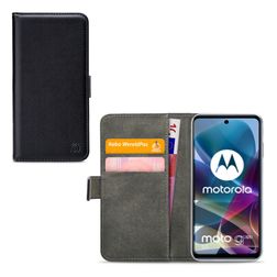Mobilize Classic Gelly Wallet Housse Motorola Moto G200 5G Etui Porte-Monnaie - Noir