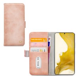 Mobilize Elite Gelly Housse Samsung Galaxy S22 Plus Etui Porte-Monnaie - Soft Pink