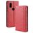Mobigear Sensation Housse Motorola One Vision Etui Porte-Monnaie - Rouge
