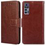 Mobigear Wallet Housse TCL 30 Plus Etui Porte-Monnaie - Marron