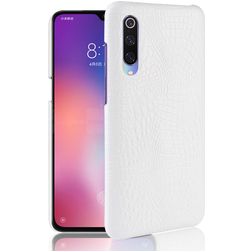 Mobigear Croco Coque Xiaomi Mi 9 SE Coque arrière Rigide - Blanc