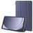 Mobigear Tri-Fold Gel Coque Samsung Galaxy Tab A11 Etui en TPU,Similicuir - Dark Blue
