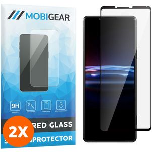 Mobigear Premium Sony Xperia Pro-I Verre trempé Protection d'écran - Compatible Coque - Noir (Lot de 2)