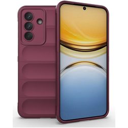 Mobigear Bumpy Coque Samsung Galaxy A37 Coque arrière en TPU Souple - Wine Red