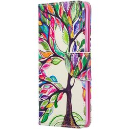 Mobigear Design Huawei P40 Pro Étui Portefeuille - Arbre