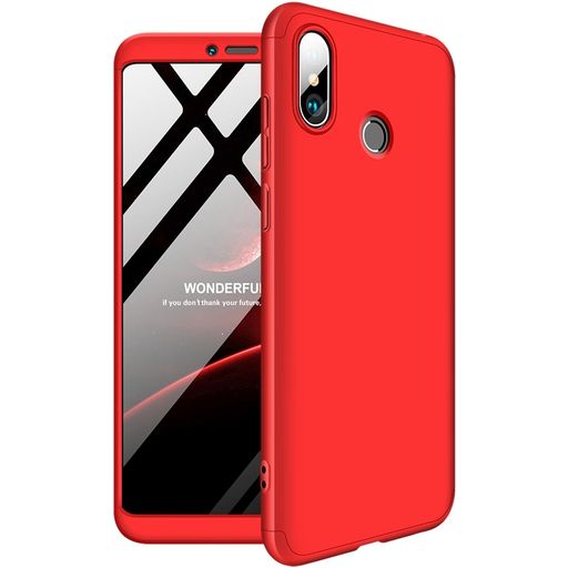 Mobigear TriGuard Coque Xiaomi Mi Max 3 Coque arrière Rigide - Rouge