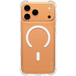 CARE by PanzerGlass Fashionable Coque Transparente iPhone 17 Pro Max MagSafe Coque arrière en Silicone - Transparent