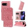 Mobigear Sunflower Housse Google Pixel 9a Etui Porte-Monnaie - Rose doré