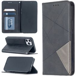 Mobigear Rhombus Slim Housse iPhone 12 Pro Etui - Gris