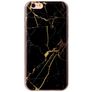 Mobigear Marble Coque iPhone 6s Coque arrière en TPU Souple - Noir