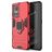 Mobigear Armor Ring Coque Realme GT Neo 3 Coque arrière Rigide Anti-Chocs avec Anneau-Support - Rouge