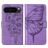 Mobigear Butterfly Housse Google Pixel 9 Pro Etui Porte-Monnaie - Violet