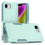 Mobigear Heavy Armor Coque iPhone 17e Coque arrière Rigide Anti-Chocs - Vert