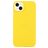 Mobigear Colors Coque iPhone 14 Coque arrière en TPU Souple - Jaune