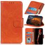 Mobigear Classy Housse Motorola Moto E22 Etui Porte-Monnaie - Orange