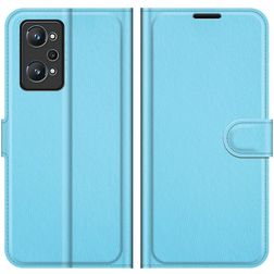 Mobigear Classic Housse Realme GT Neo2 Etui Porte-Monnaie - Bleu