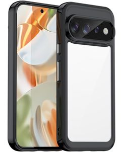 Mobigear Crystal Coque Google Pixel 11 Coque arrière Rigide - Noir