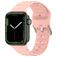Mobigear Bumpy Bracelet Silicone Apple Watch Fermeture boucle ardillon - 49/46/45/44 mm - Rose