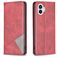 Mobigear Rhombus Slim Housse Nothing Phone (1) Etui - Rouge