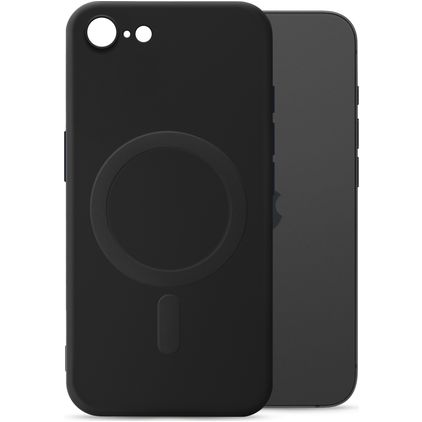 My Style Protective Flex Coque iPhone 7 MagSafe Coque arrière en TPU Souple - Noir