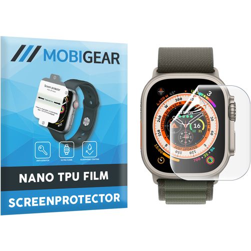 Mobigear Apple Watch Ultra - 49 mm Hydrogel TPU Protection d'écran - Compatible Coque
