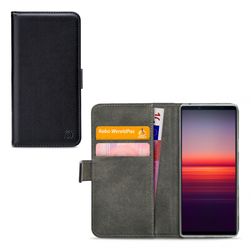 Mobilize Classic Gelly Wallet Housse Sony Xperia 5 II Etui Porte-Monnaie - Noir