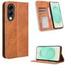 Mobigear Sensation Housse Samsung Galaxy S25 Edge Etui Porte-Monnaie - Marron