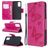 Mobigear Butterfly Housse Samsung Galaxy S20 Etui Porte-Monnaie - Magenta