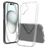 Mobigear Crystal Transparent iPhone 16 Plus Plastique rigide Coque arrière - Transparent